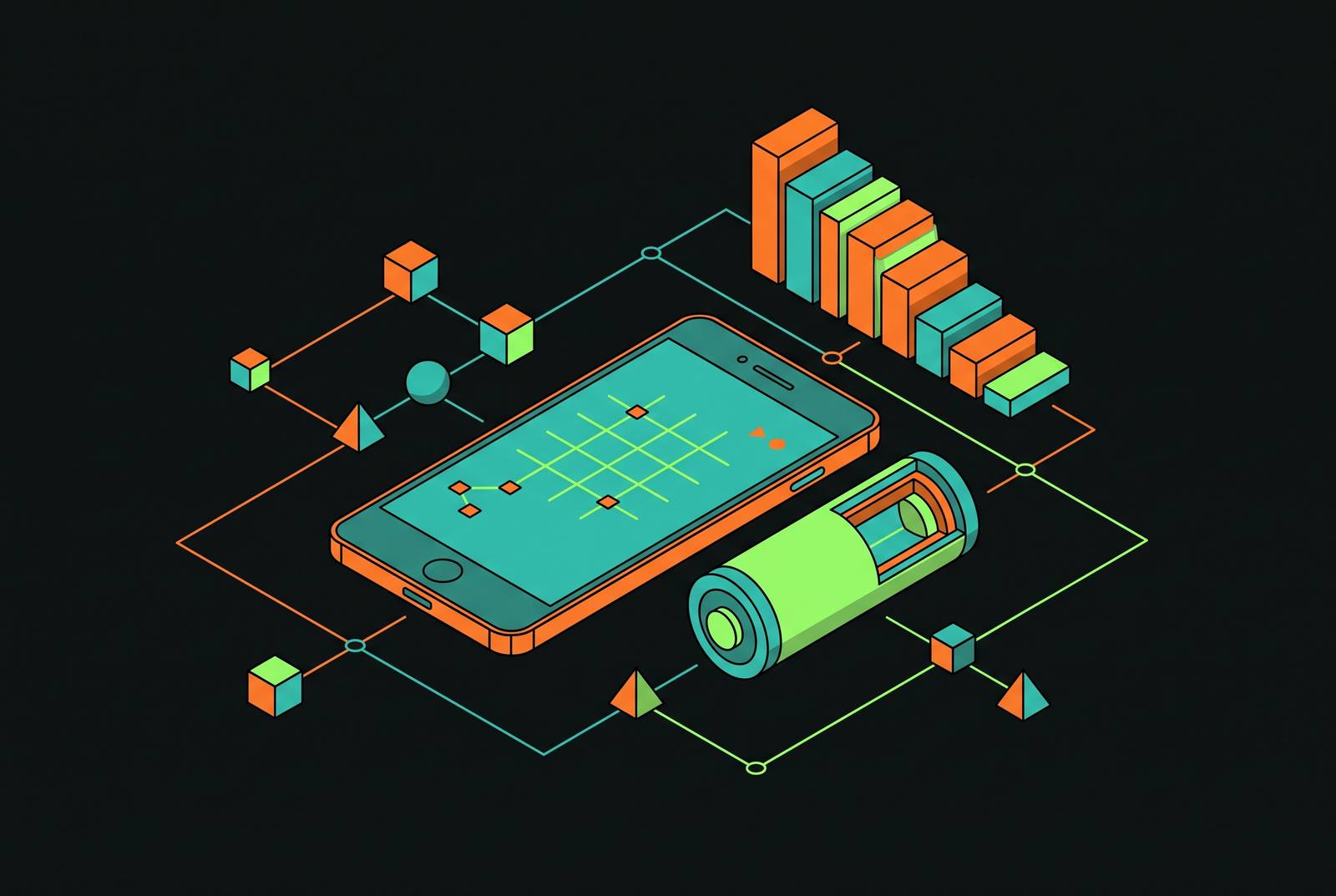 Cover illustration for “Battery Impact Profiling With Energy Log and MetricKit”