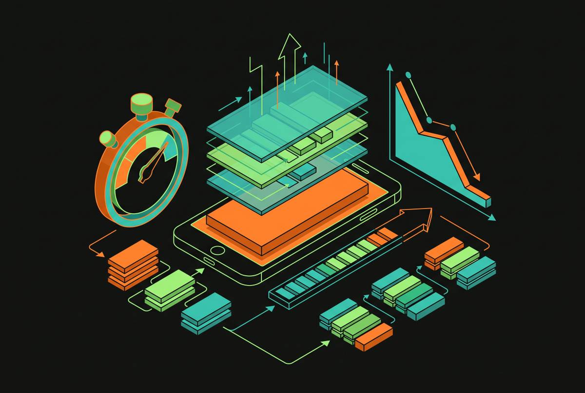 Cover illustration for “App Launch Time Optimization Below 400ms on iOS”