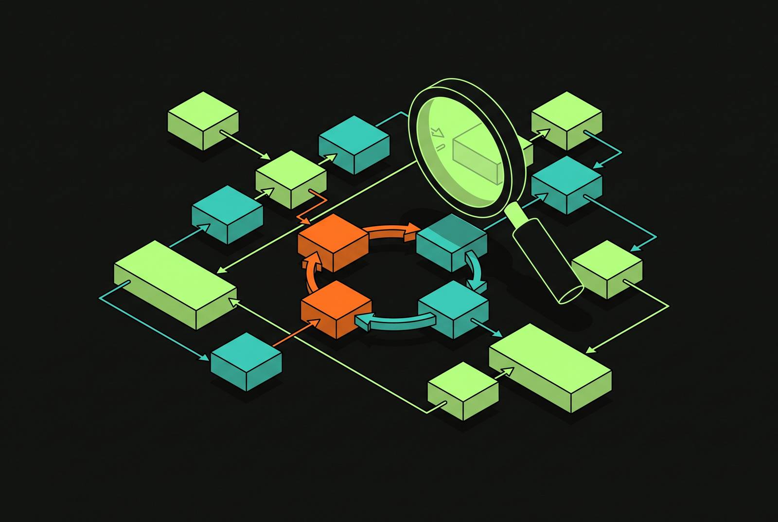 Cover illustration for “Memory Graph Debugger and Retain Cycle Detection in Swift”