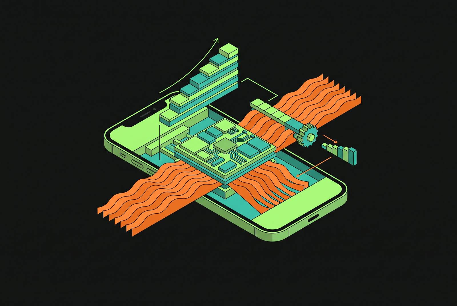 Cover illustration for “Thermal State Management and Adaptive Performance Throttling in iOS”