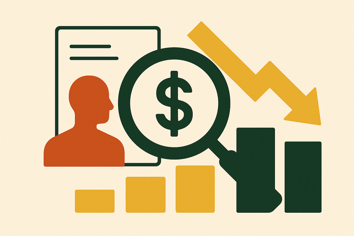 Cover illustration for “Revenue Impact of AI Search Invisibility in Financial Services”