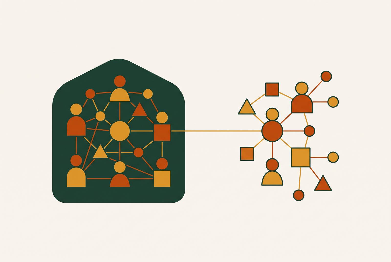 Cover illustration for “In-House AEO Team vs Agency Model for Mid-Market Brands”