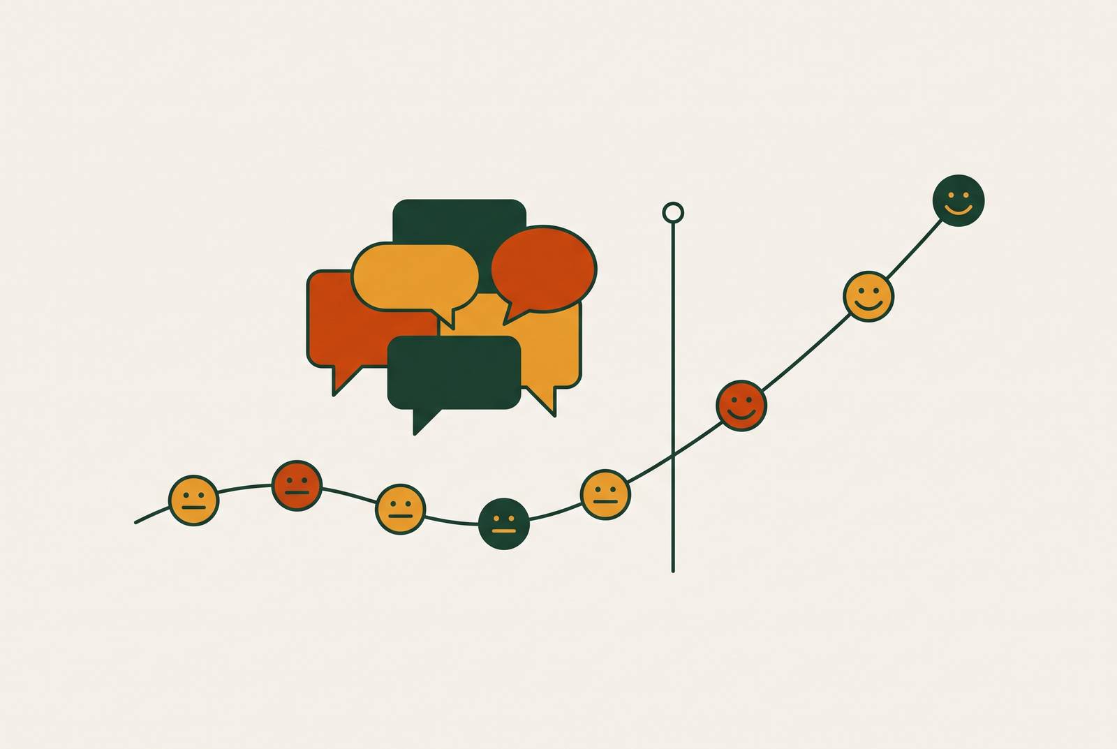 Cover illustration for “Tracking Brand Mention Sentiment Shifts in LLMs After a Campaign Launch”
