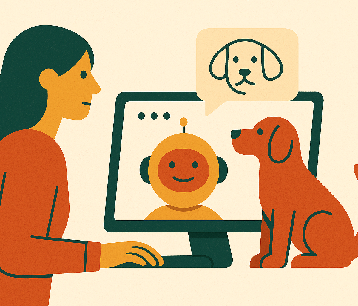 Cover illustration for “How AI Assistants Are Changing Pet Product Discovery”