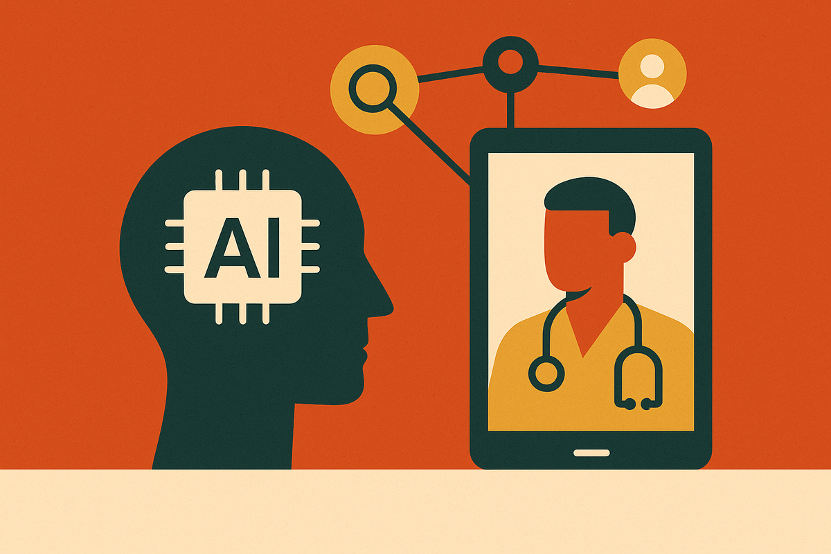 Cover illustration for “AI-Mediated Provider Discovery in Telehealth and Online Healthcare”