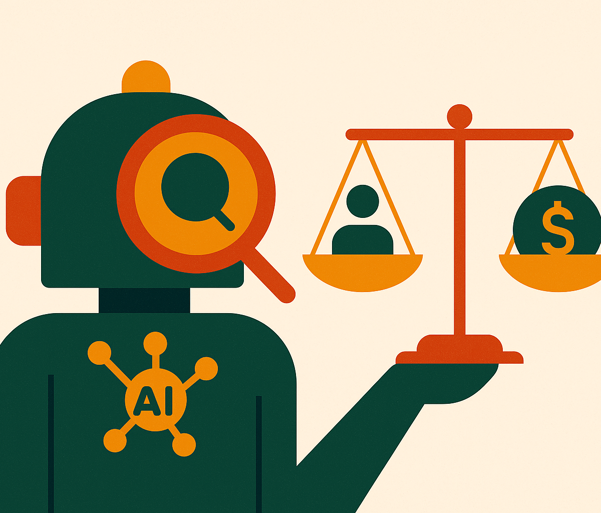 Cover illustration for “AI Search Visibility ROI Compared to Paid Search Investment”