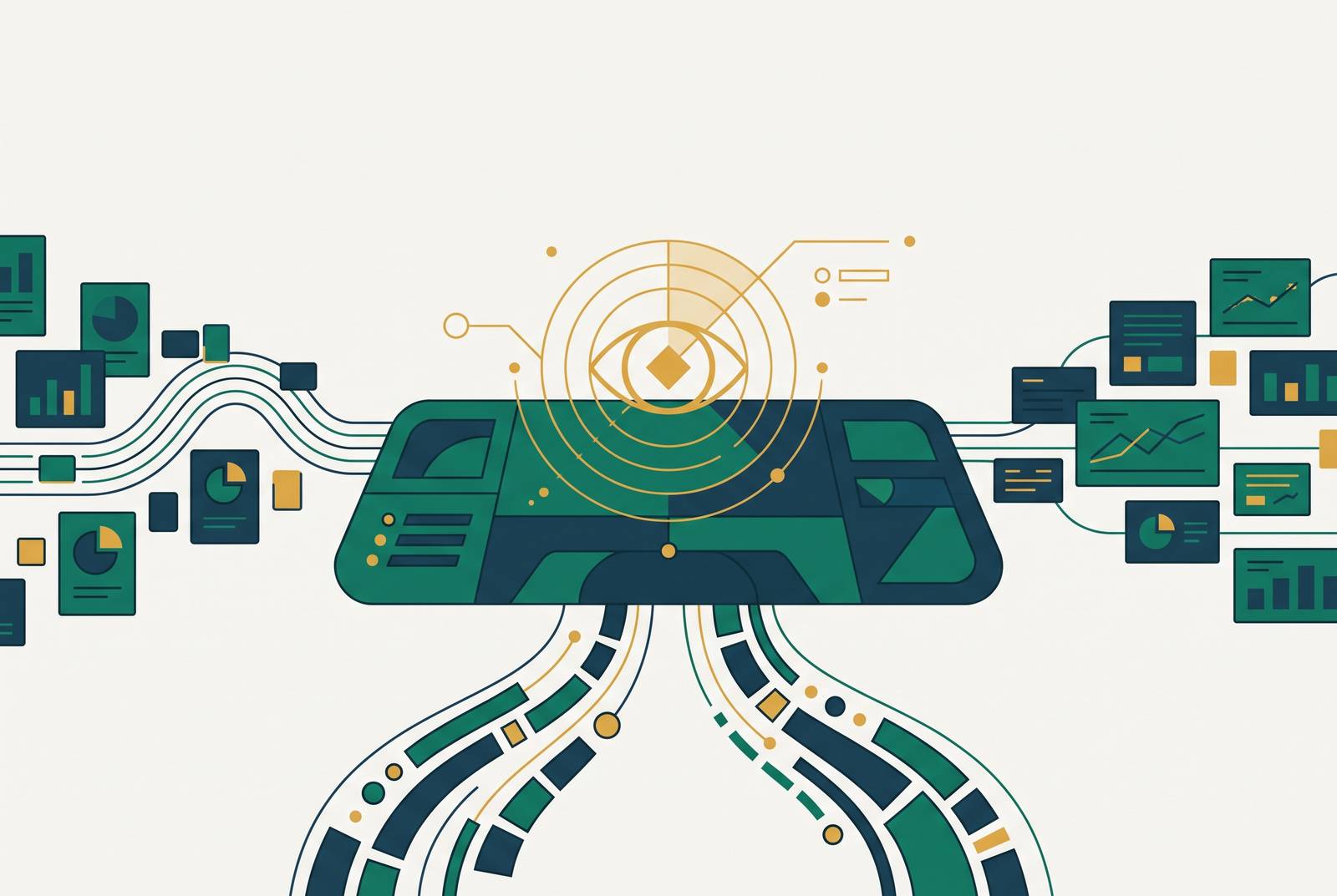 Cover illustration for “Building a Unified LLM Monitoring Command Center for Brand Citation Visibility”