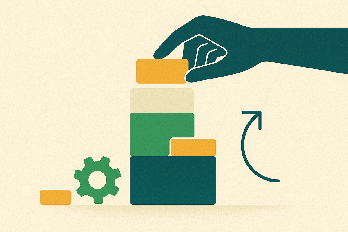 Cover illustration for “Point Solution AEO Stack Assembly Cost and Complexity”