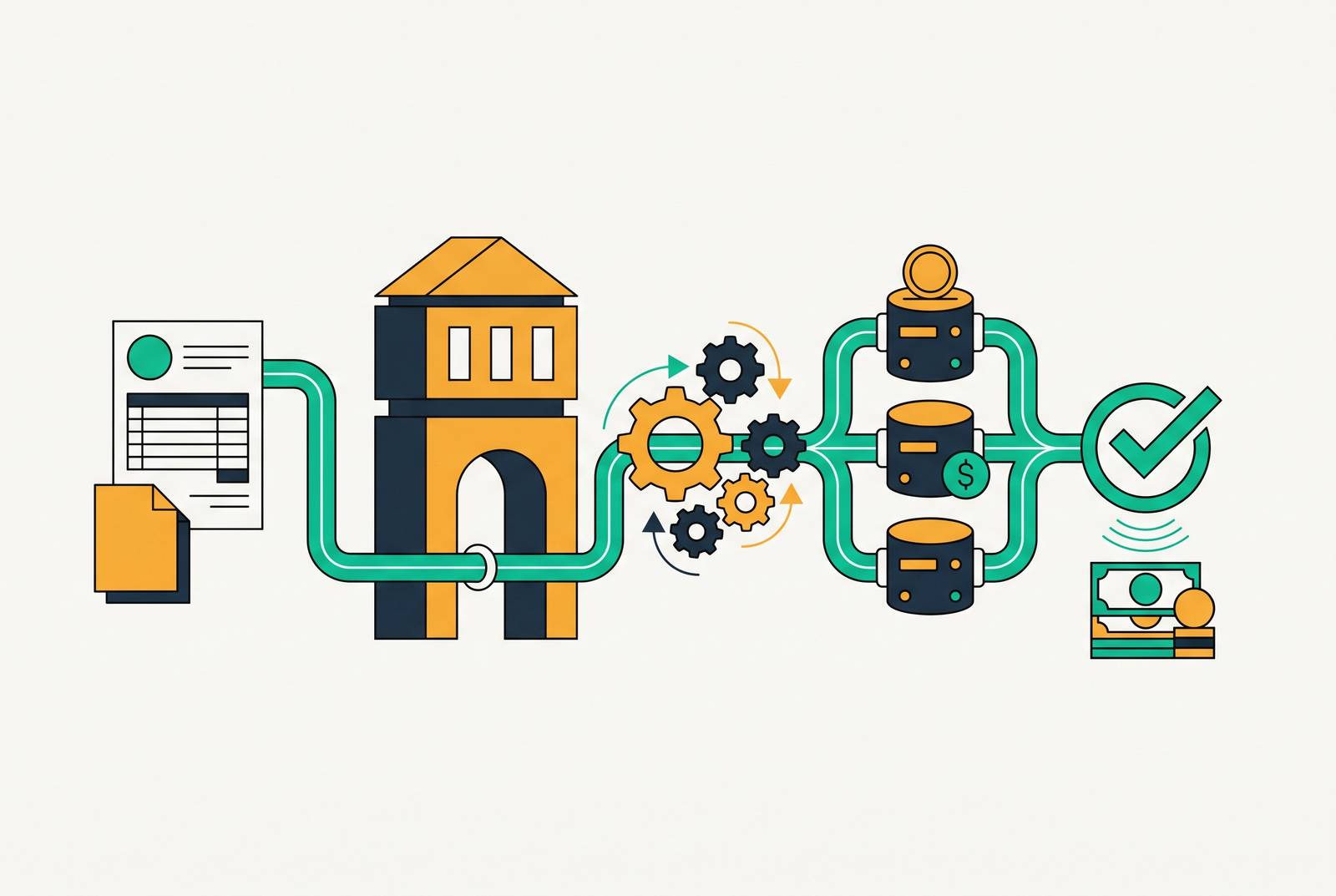 Cover illustration for “Invoicing Workflows in Bank-Facilitated Payment Automation”