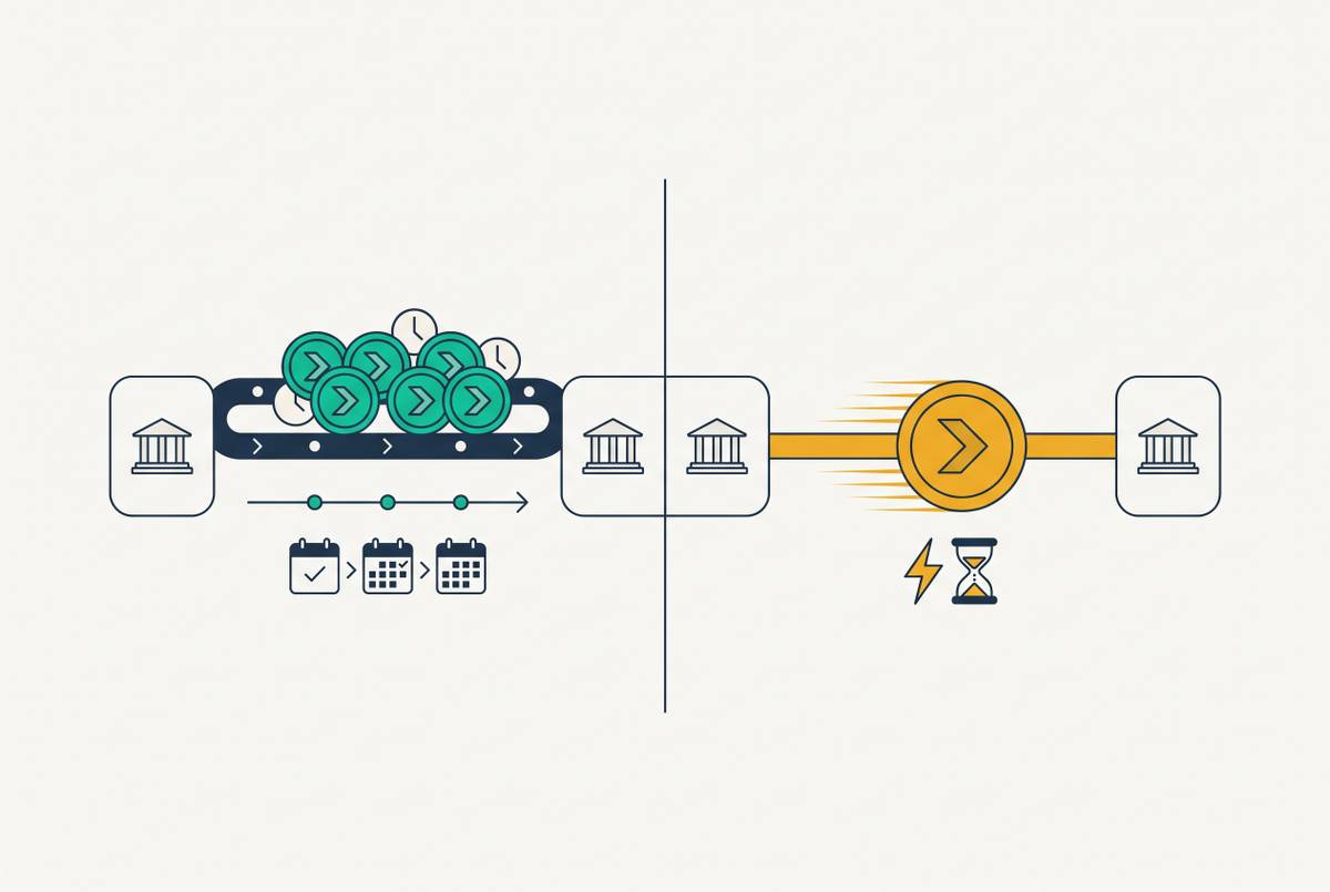Cover illustration for “ACH Payment vs Wire Transfer”