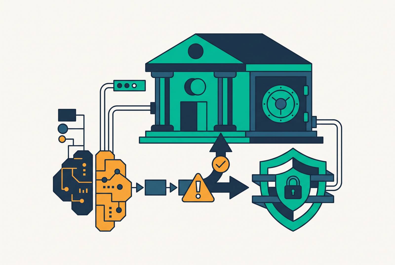 Cover illustration for “Incident Response Plans for AI Transaction Errors at Banks”