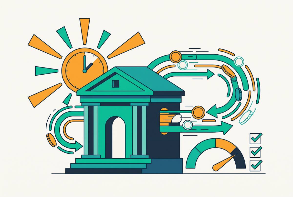Cover illustration for “Same-Day ACH Adoption and Operational Readiness for Banks”