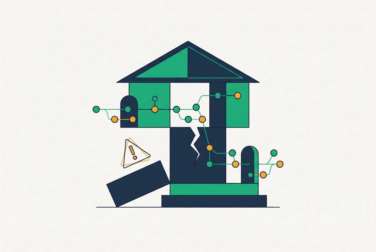 Cover illustration for “Operational Risk Examples in Banks Using Agentic AI”