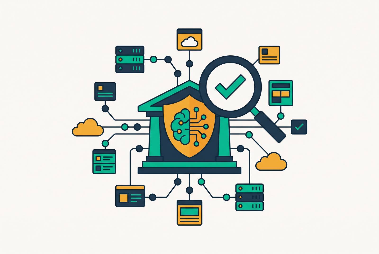 Cover illustration for “Third-Party Risk Management for AI Banking Vendors”