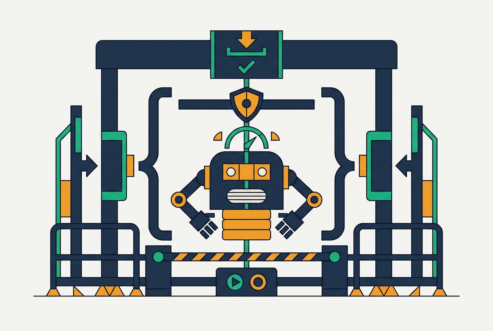 Cover illustration for “Model Risk Management for AI Agents Under SR 11-7”