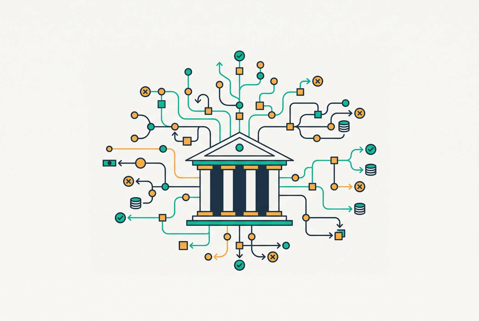 Cover illustration for “FFIEC Guidance on AI and Automated Decision-Making in Banking”