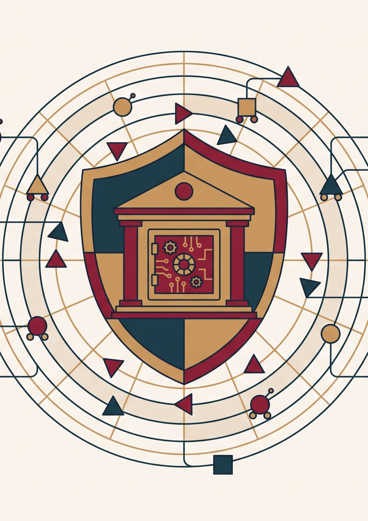 Cover illustration for “NIST AI RMF Applied to Agentic Banking Deployments”