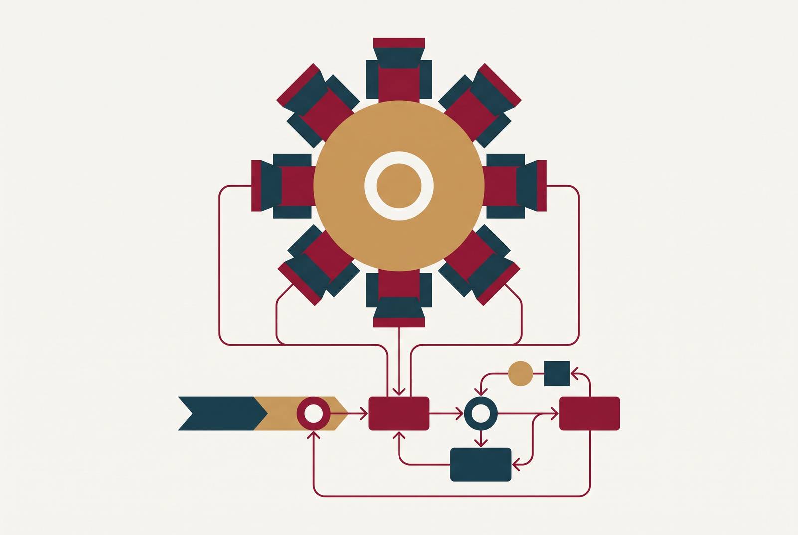 Cover illustration for “Board-Level AI Governance Structures for Transaction-Executing Systems”