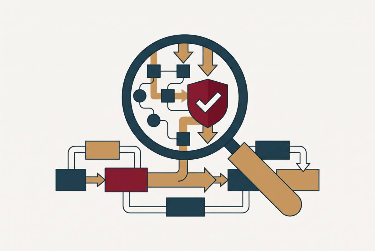 Cover illustration for “How Bank Examiners Test AI Transaction Controls in Safety and Soundness Reviews”