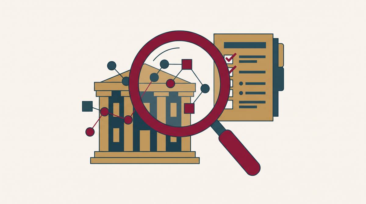 Cover illustration for “Examiner Findings in Published AI-Related Enforcement Actions at Banks”