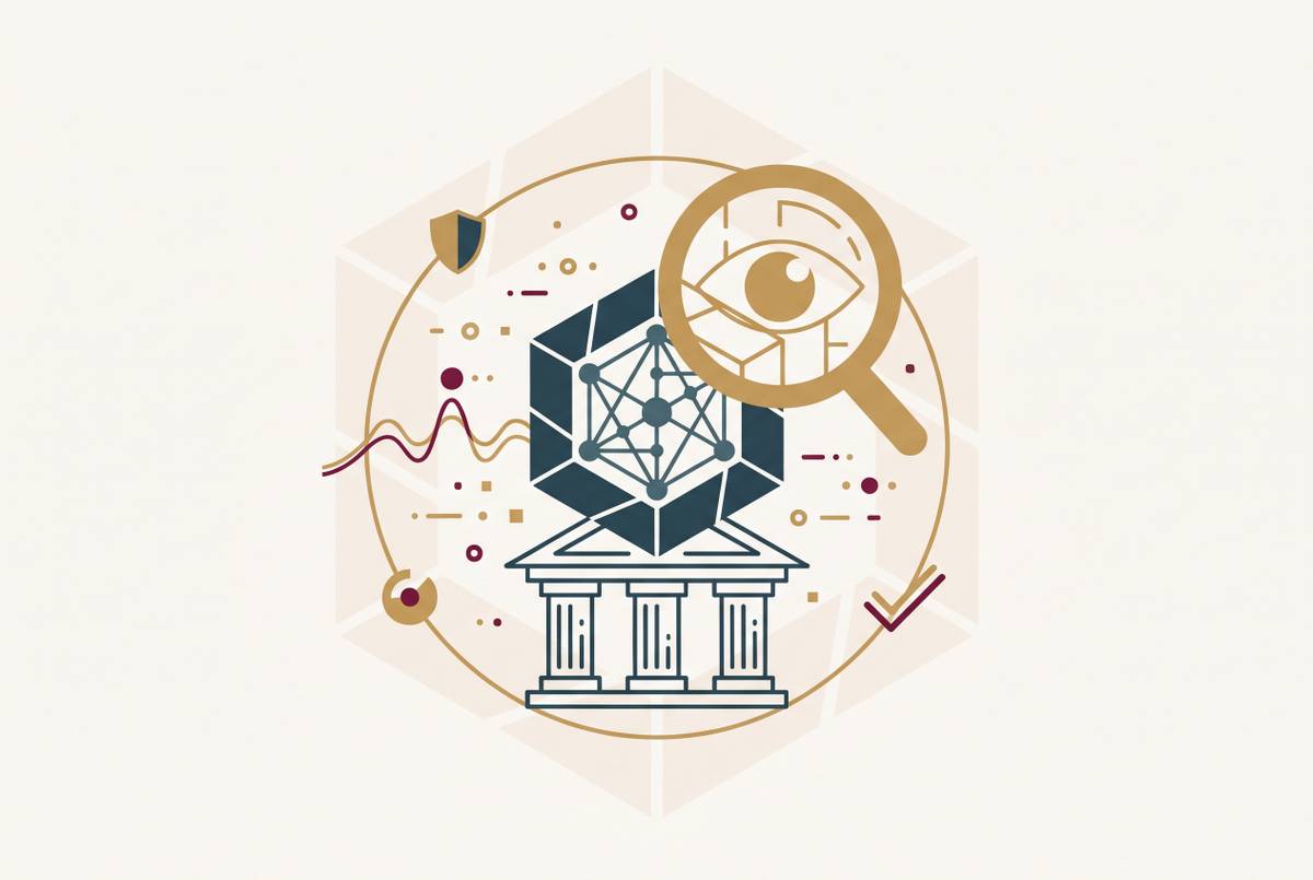 Cover illustration for “Ongoing Monitoring Requirements for AI Models in Production Banking”