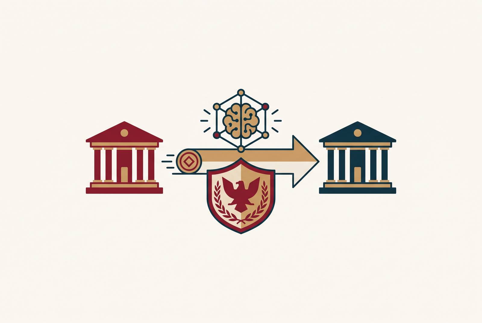 Cover illustration for “Federal Reserve Regulation J Compliance for AI-Initiated Fedwire Transfers”