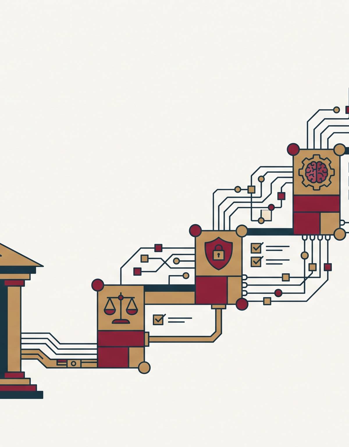 Cover illustration for “AI Governance Maturity Models for Community Banks and Credit Unions”