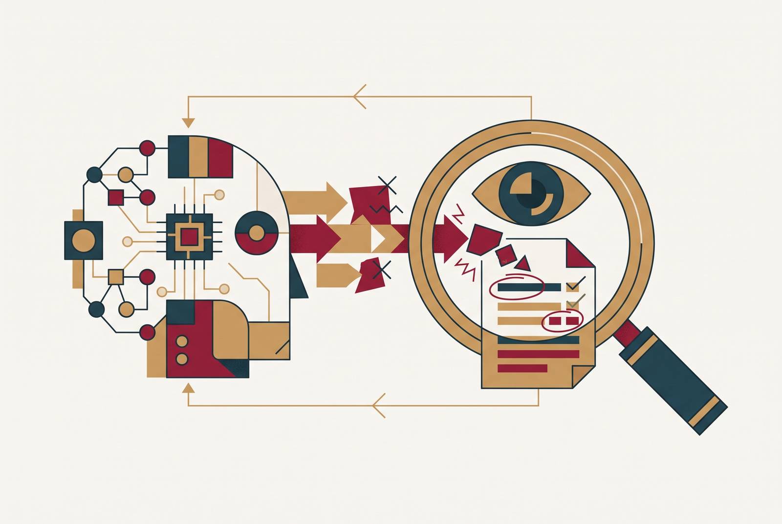 Cover illustration for “Consumer Complaint Management Examination Expectations for AI-Initiated Errors”