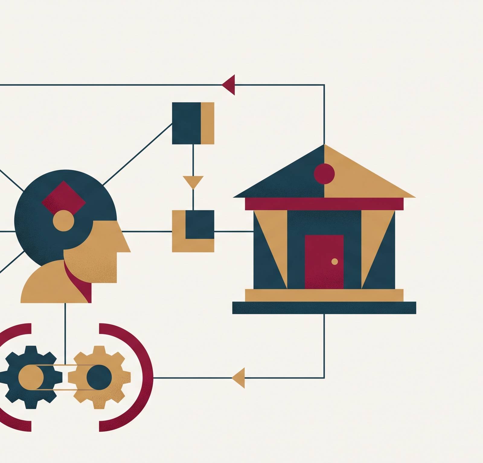 Cover illustration for “NIST AI RMF Applied to Agentic Banking Deployments”