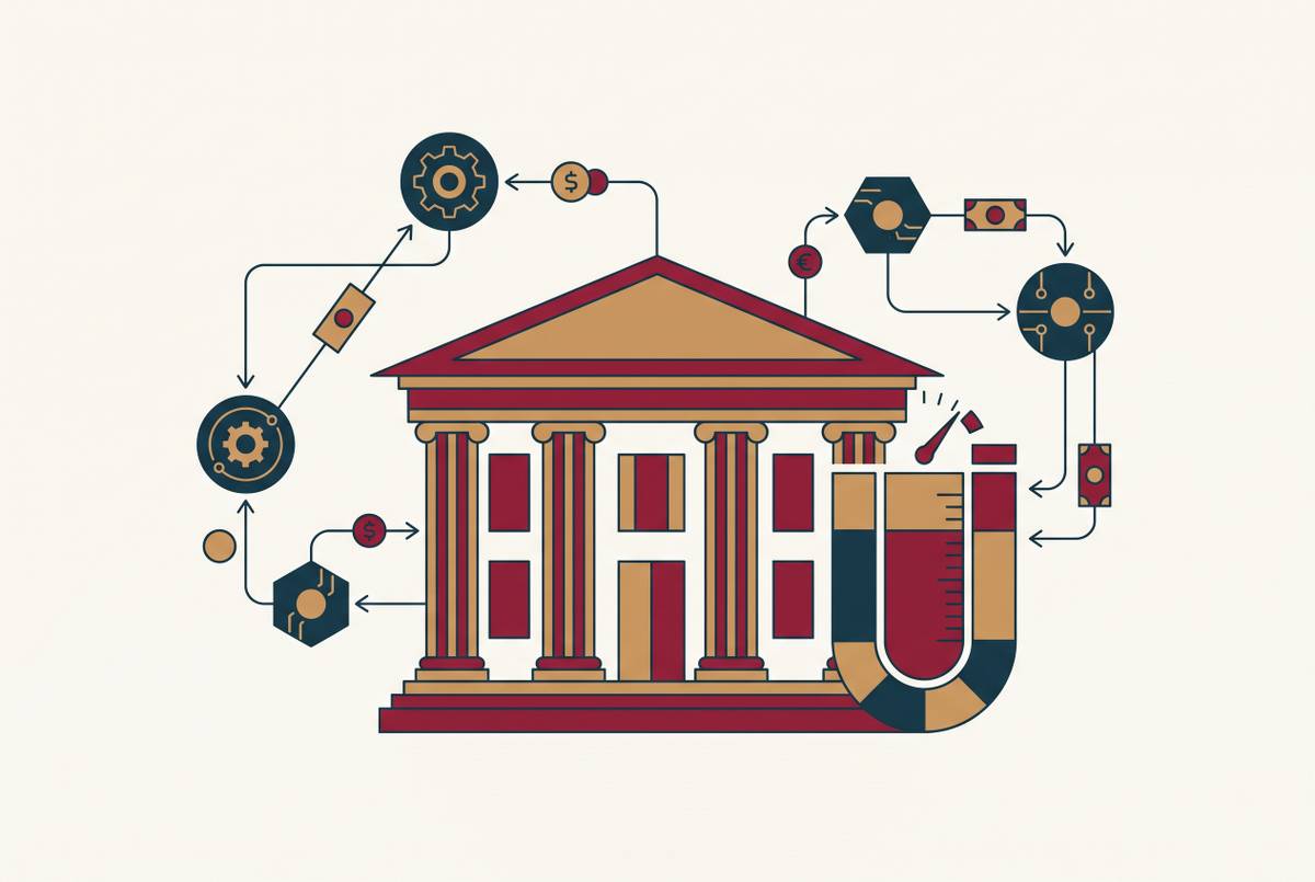 Cover illustration for “Liquidity Risk Examination Expectations for Banks Running Automated Payment Agents”