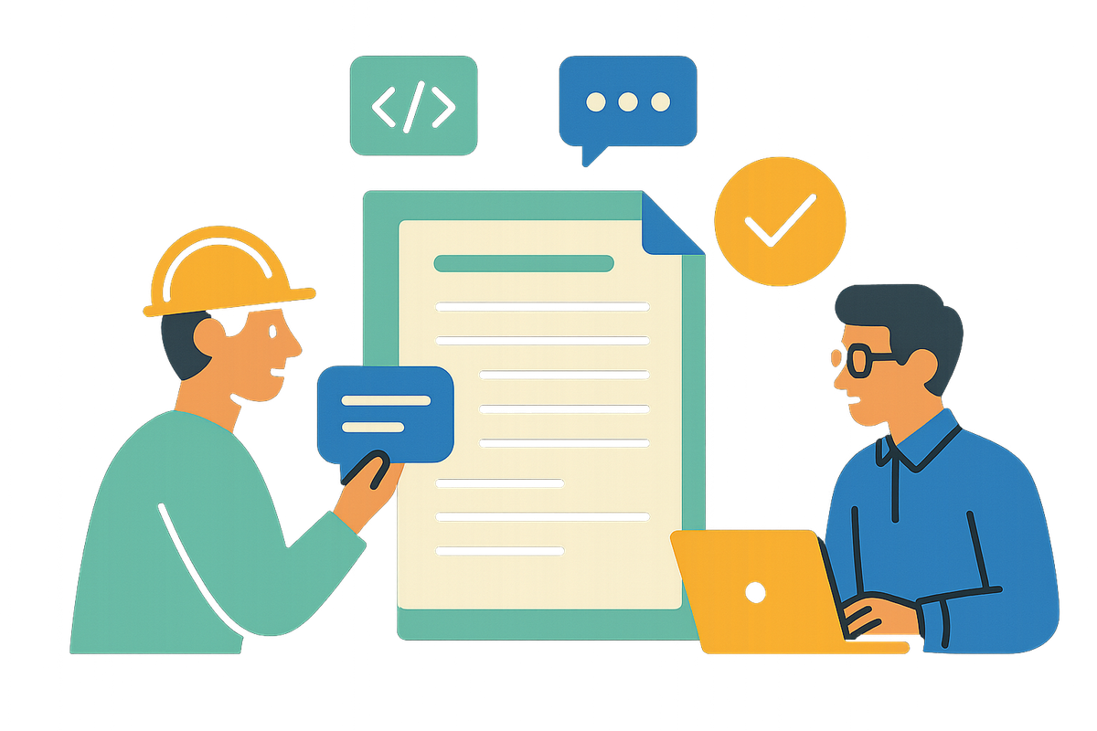 Cover illustration for “Documentation Review Processes in Engineering Teams”