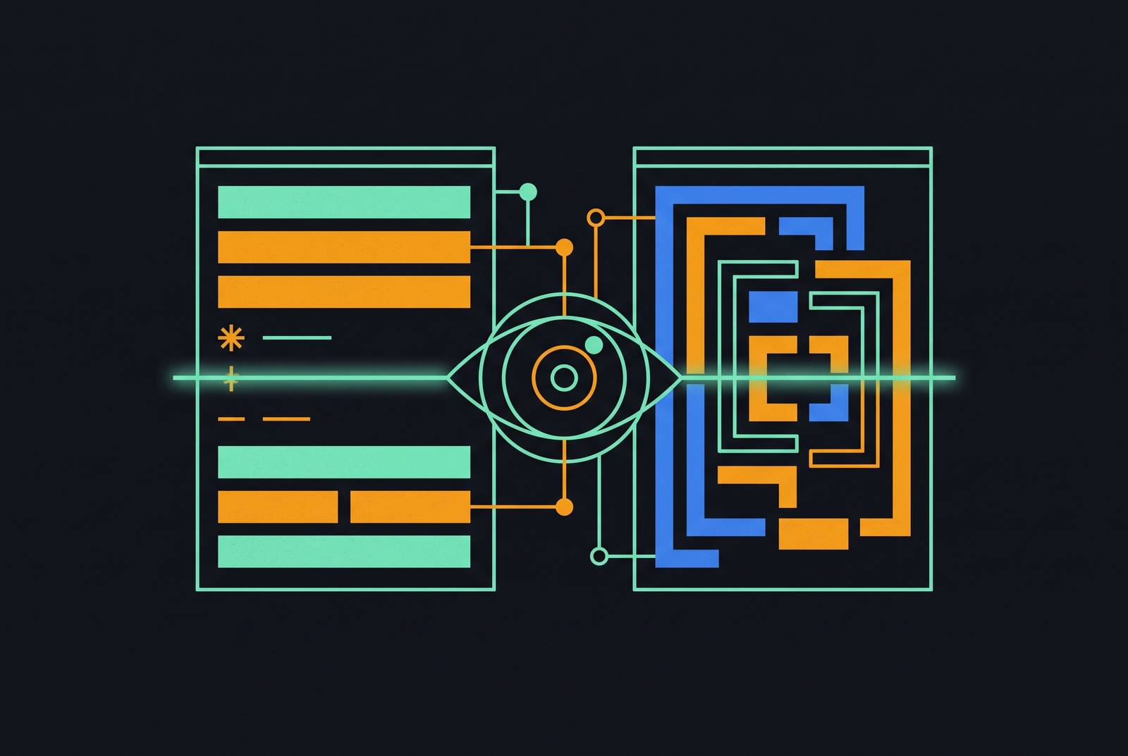 Cover illustration for “Markdown vs HTML for AI-Readable Documentation”