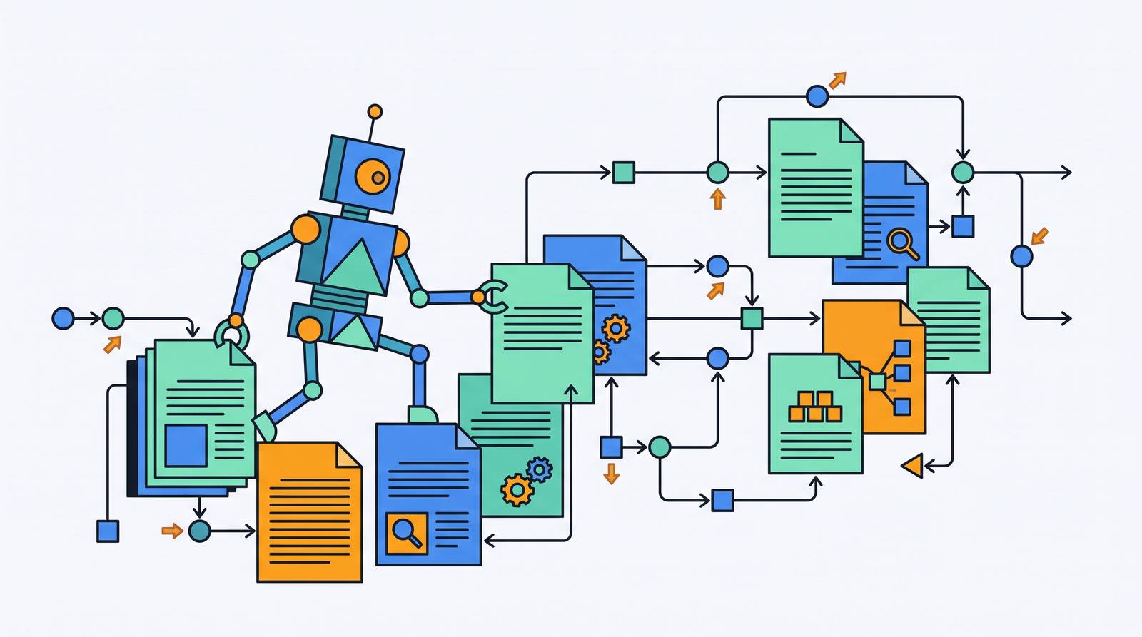 Cover illustration for “AI Crawler Behavior on Documentation Sites”