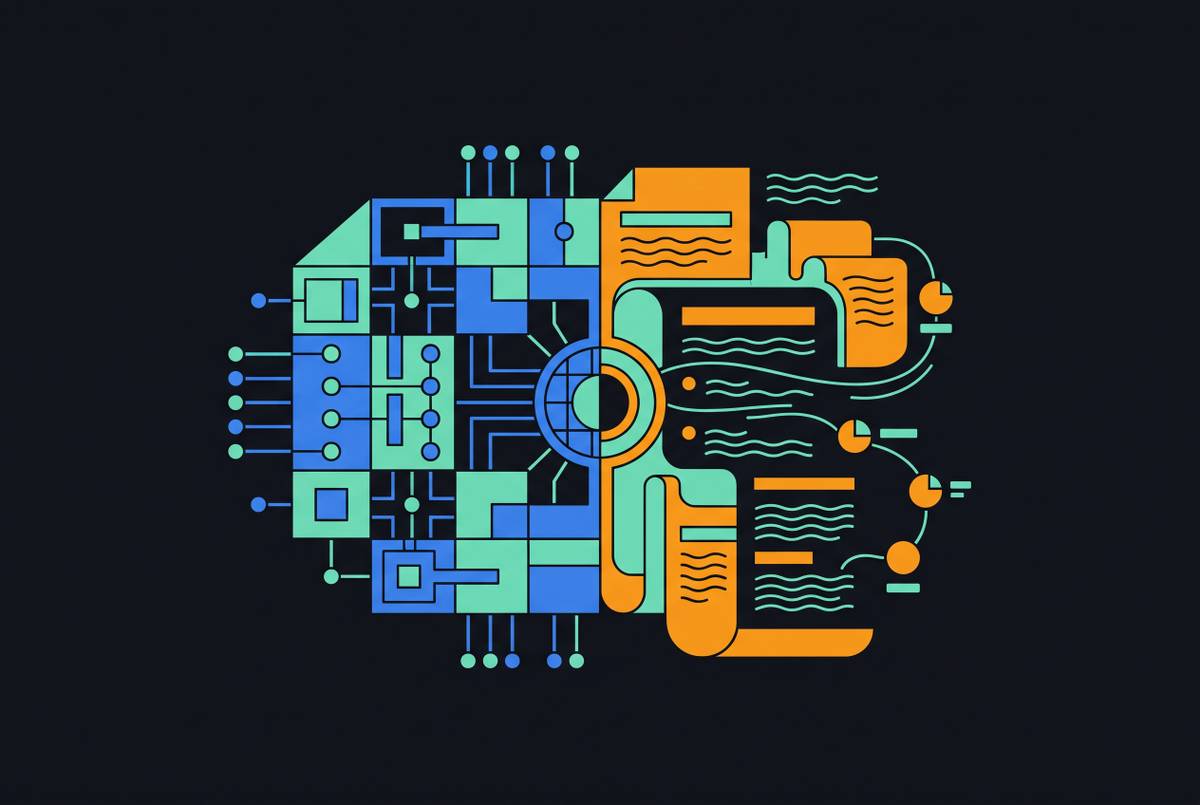 Cover illustration for “AI-native documentation platforms compared: structured outputs for agents vs. human-readable developer docs”