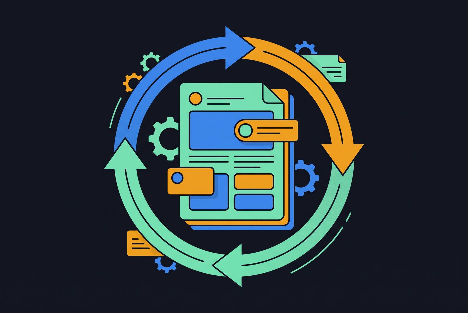 Cover illustration for “How Continuous Documentation Keeps Docs From Going Stale”