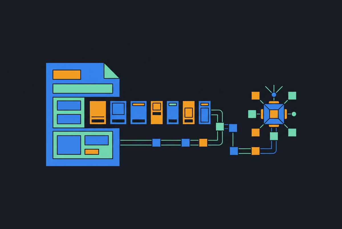 Cover illustration for “Chunking Documentation for RAG Pipelines”