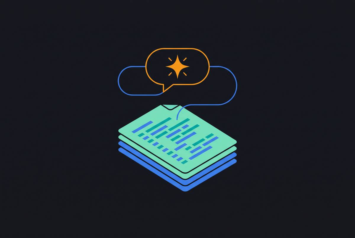Cover illustration for “In-Product AI Assistance Powered by Documentation”
