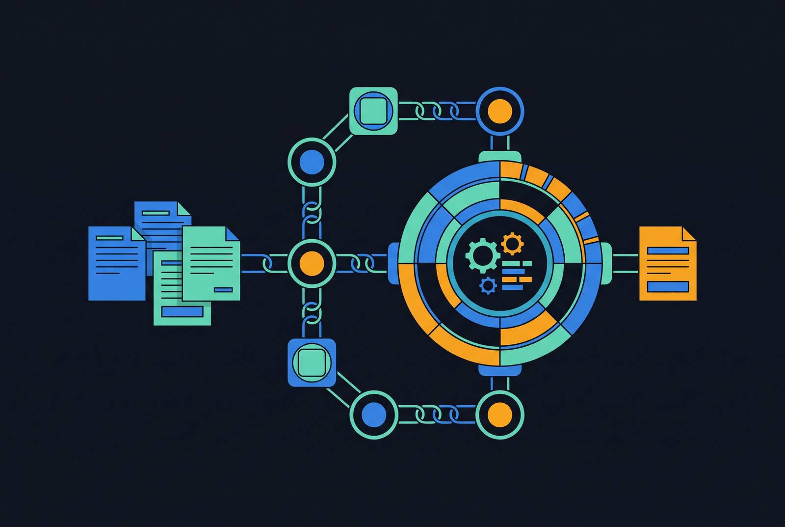 Cover illustration for “Building a RAG Pipeline Over Documentation with LangChain”