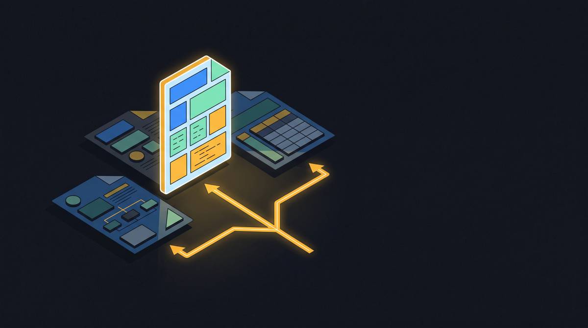 Cover illustration for “Choosing a Markup Language for Technical Documentation”