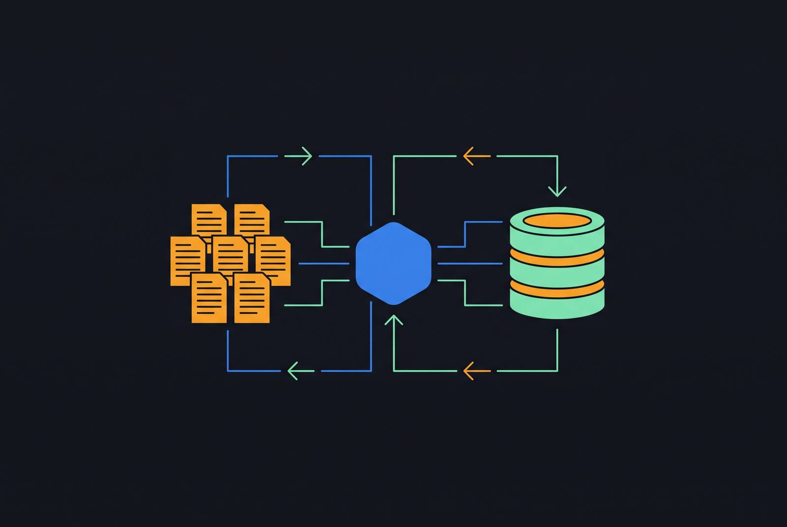 Cover illustration for “Agentic RAG Architecture for Documentation Retrieval”