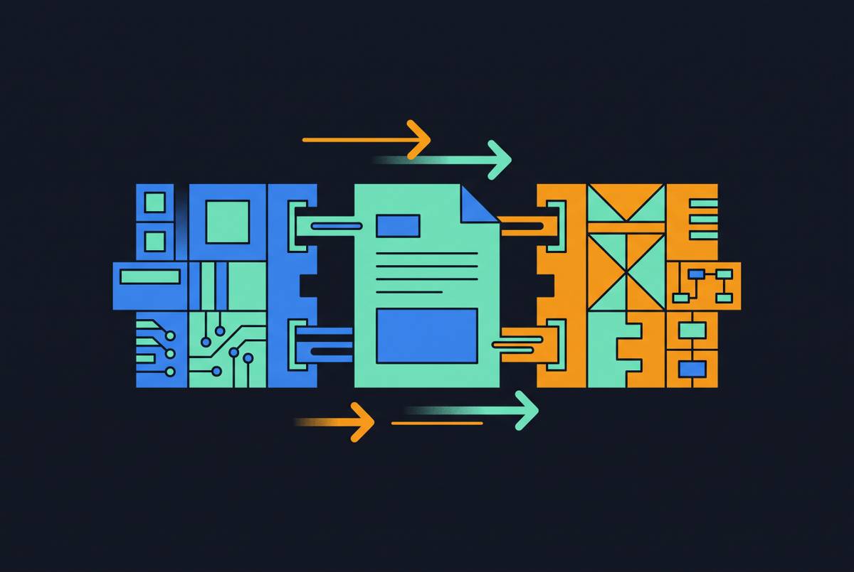 Cover illustration for “Why Code Documentation Determines M&A Integration Speed”
