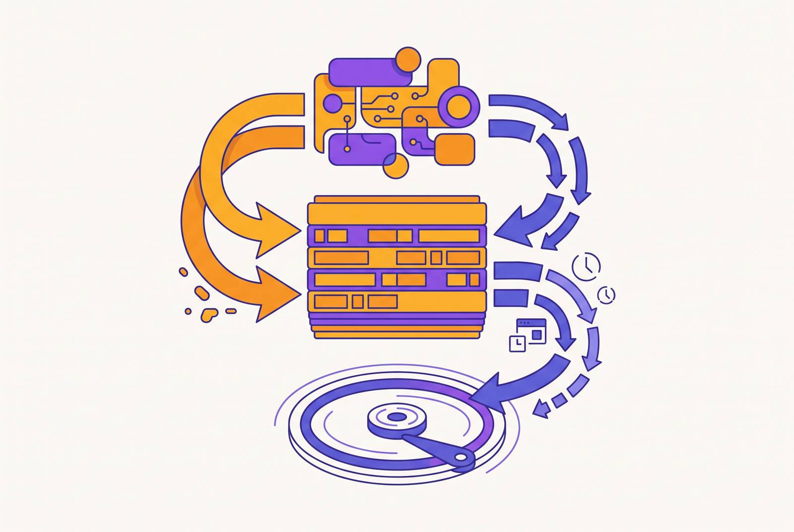 Cover illustration for “How the Page Cache Affects Read and Write Latency”