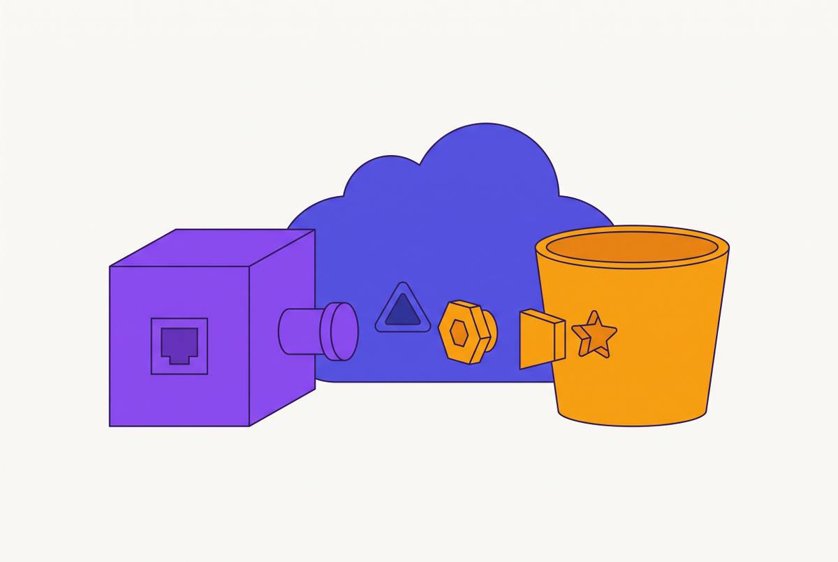 Cover illustration for “GCS vs S3 vs Azure Blob API Differences That Break Portability”