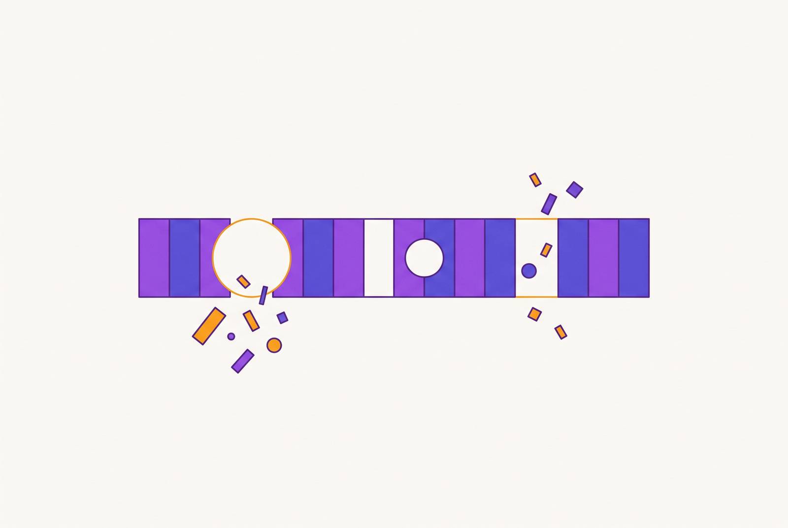 Cover illustration for “Sparse Files and Hole Punching in Linux”