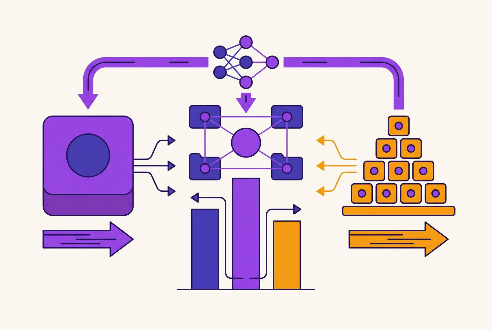 Cover illustration for “EBS vs EFS vs S3 Performance Benchmarks for ML Workloads”