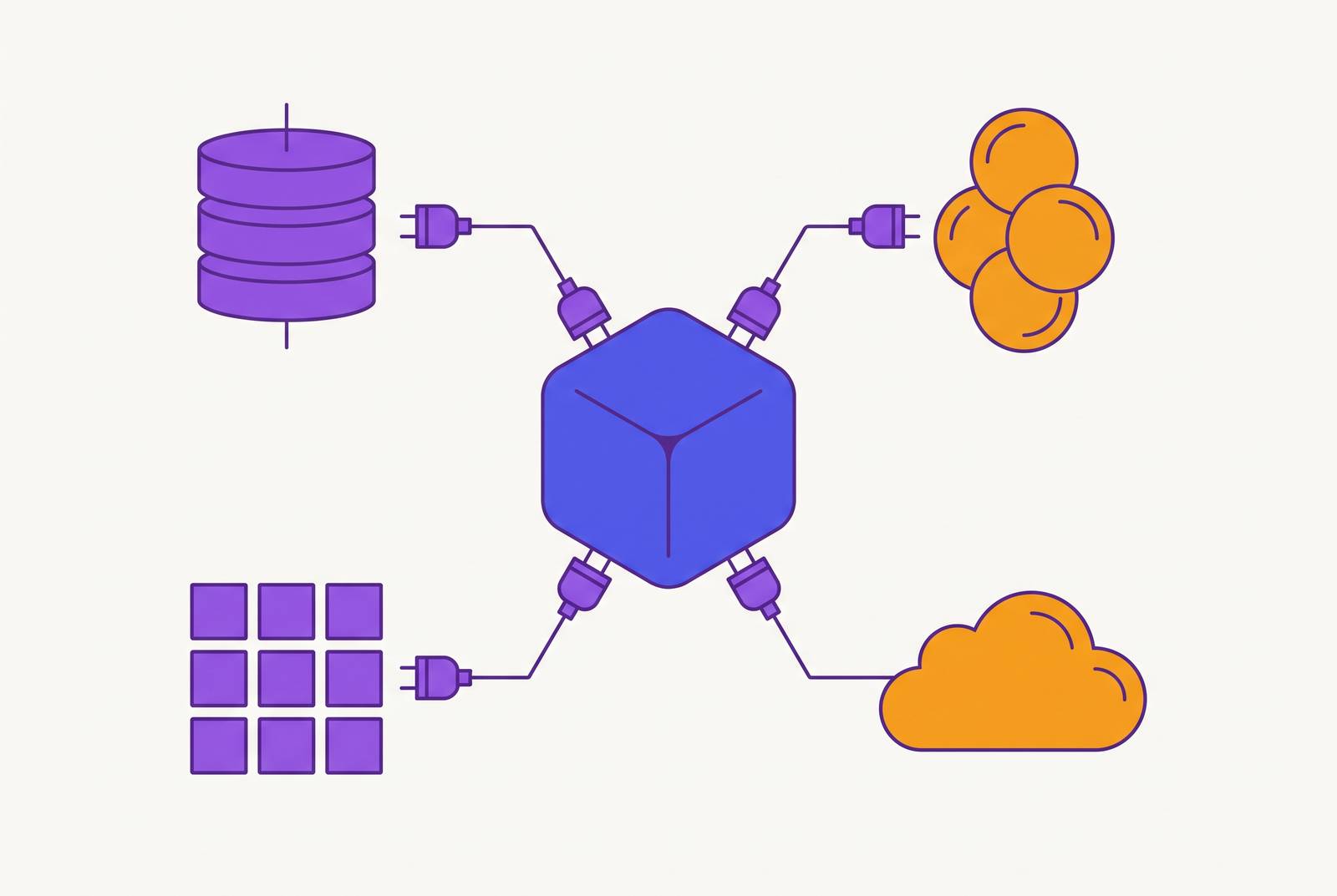 Cover illustration for “Storage-Agnostic Architecture Patterns for Cloud-Native Applications”