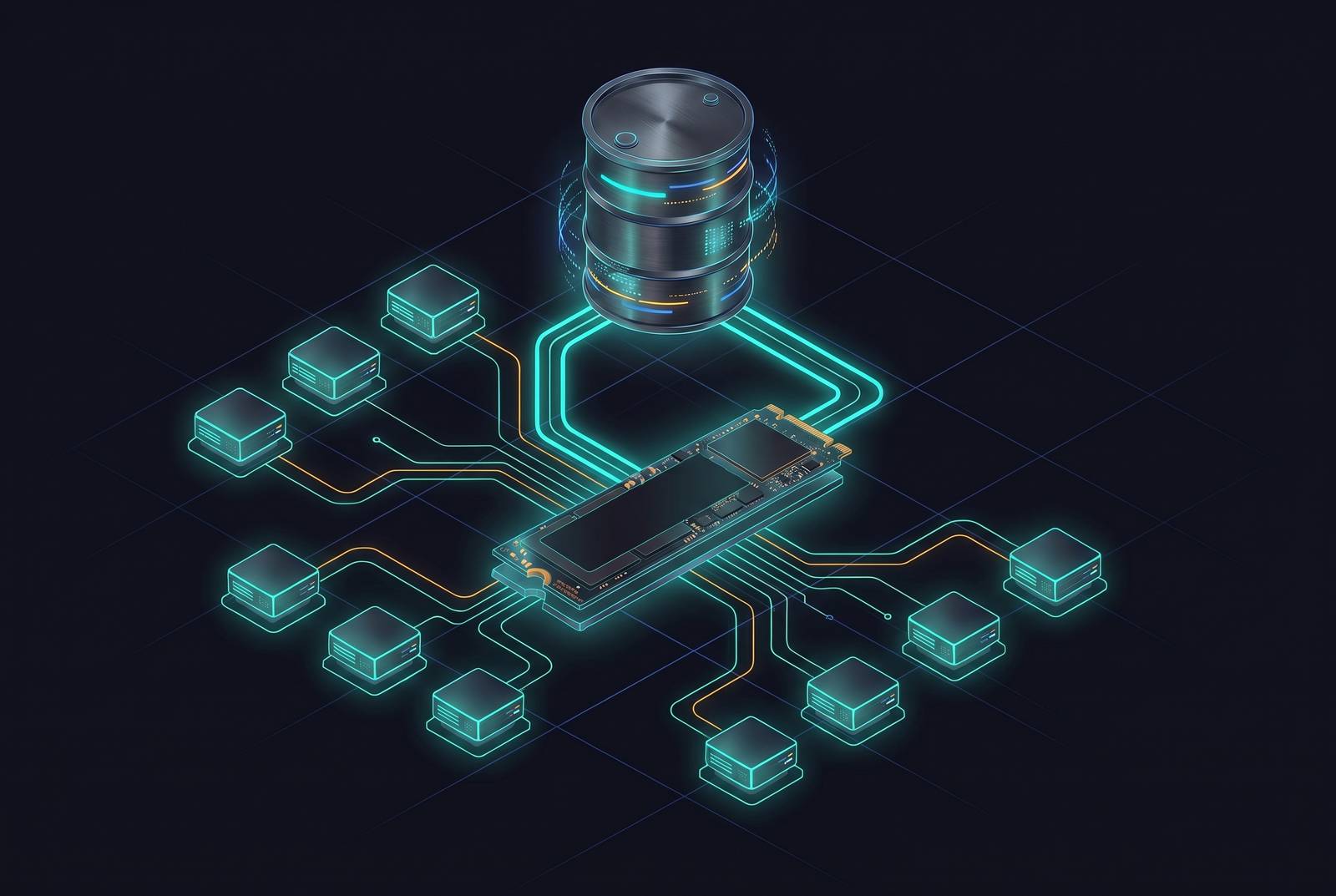 Cover illustration for “Shared SSD Caching Layers for S3-Backed Compute Fleets”