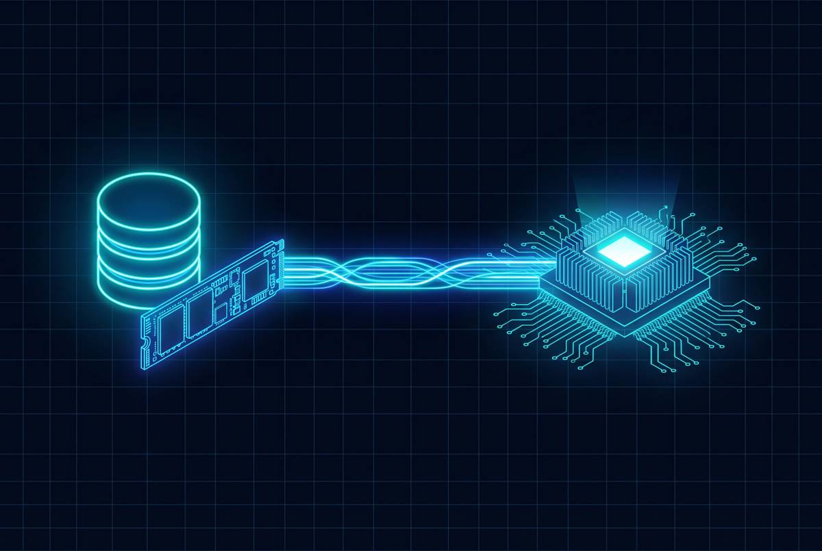 Cover illustration for “Eliminating Data Download Steps Before GPU Training”