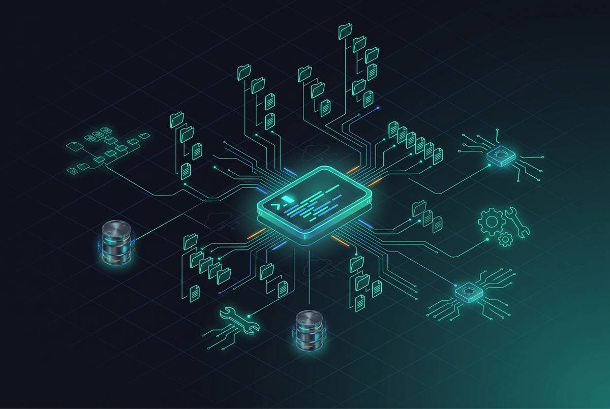 Cover illustration for “Bash as a Universal Agent Tool Interface”
