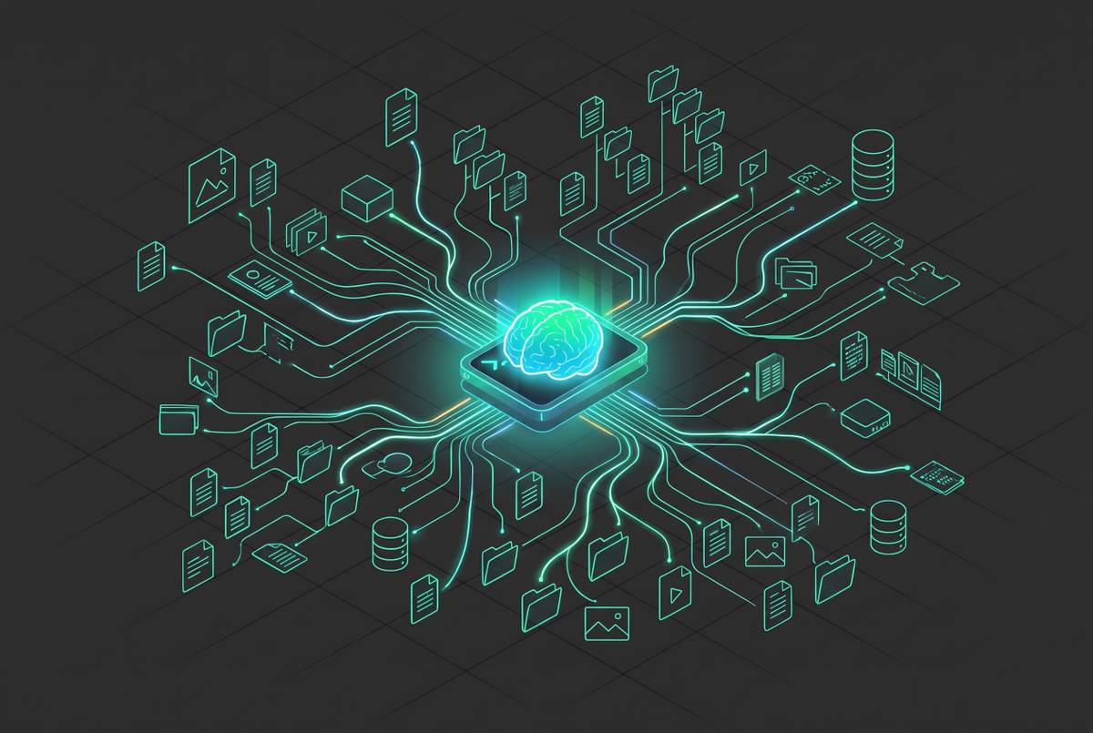 Cover illustration for “Unstructured Data Access Patterns for AI”
